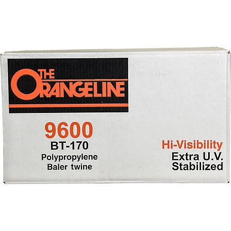 Orangeline 9,600 ft. Polypropylene Baler Twine, 170 lb. Knot Strength