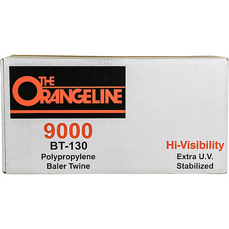 Orangeline 9,000 ft. Polypropylene Baler Twine, 130 lb. Knot Strength