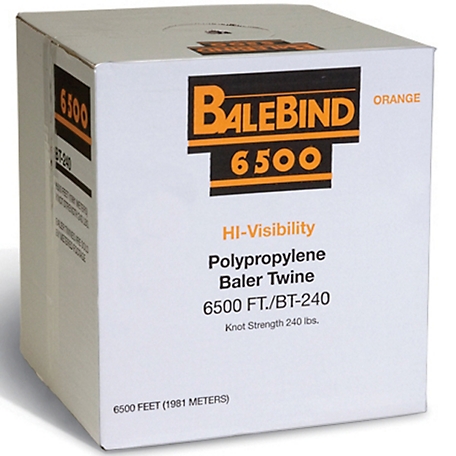 Balebind 6,500 ft. Polypropylene Baler Twine, Orange, 240 lb. Knot Strength