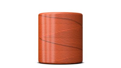 Image showing  6,500 ft. Polypropylene Baler Twine, Orange, 240 lb. Knot Strength