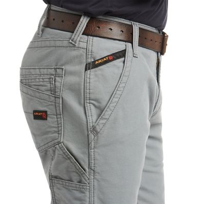 Image showing 1 th Ariat Men's FR Flame-Resistant Relaxed Fit M4 Workhorse Bootcut Work Pants
