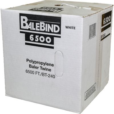 Image showing  6,500 ft. Polypropylene Baler Twine, White, 240 lb. Knot Strength