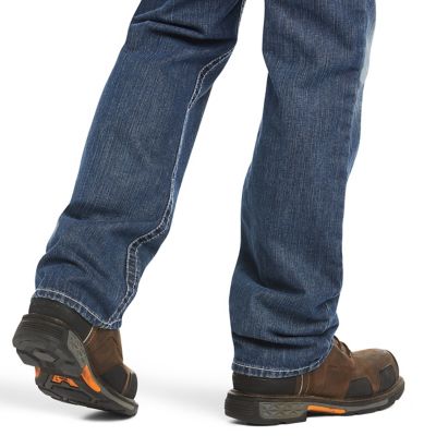 Image showing 3 th Ariat Men's Relaxed Fit Mid-Rise FR M4 Ridgeline Bootcut Jeans