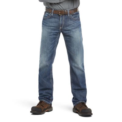 Image showing 0 th Ariat Men's Relaxed Fit Mid-Rise FR M4 Ridgeline Bootcut Jeans