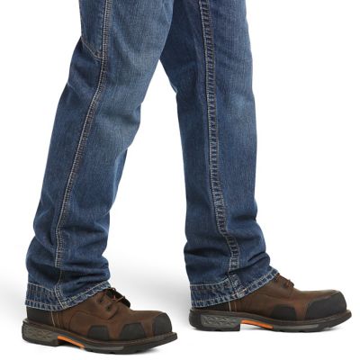 Image showing 3 th Ariat Men's Relaxed Fit Natural-Rise FR M4 Workhorse Bootcut Jeans