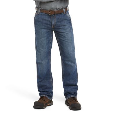 Ariat Men's Relaxed Fit Natural-Rise FR M4 Workhorse Bootcut Jeans