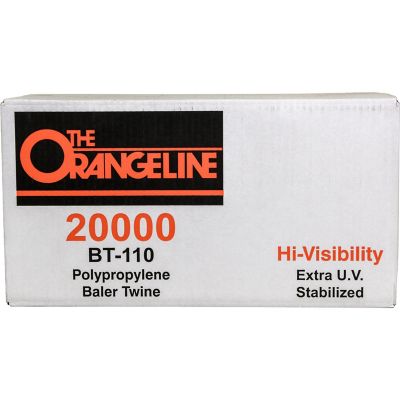 20,000 ft. Orangeline Polypropylene Baler Twine, 110 lb. Tensile Strength