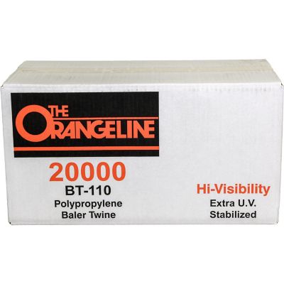 Orangeline Polypropylene Baler Twine 000 Ft 110 Lb Tensile 000 110 Org Line At Tractor Supply Co