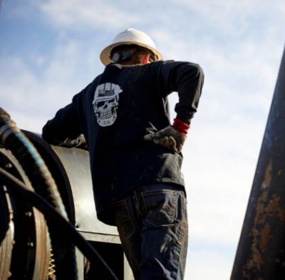 Image showing  Men's FR Logo Long-Sleeve Work T-Shirt