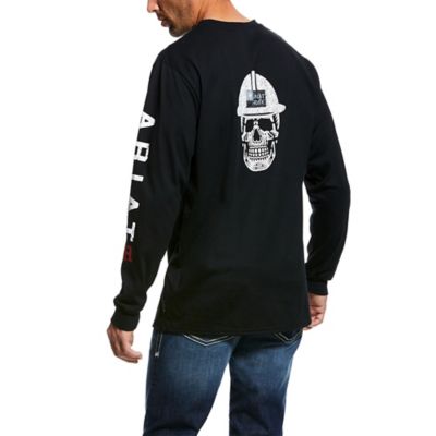 Image showing  Men's FR Logo Long-Sleeve Work T-Shirt