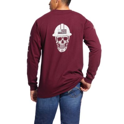 Image showing  Men's FR Logo Long-Sleeve Work T-Shirt