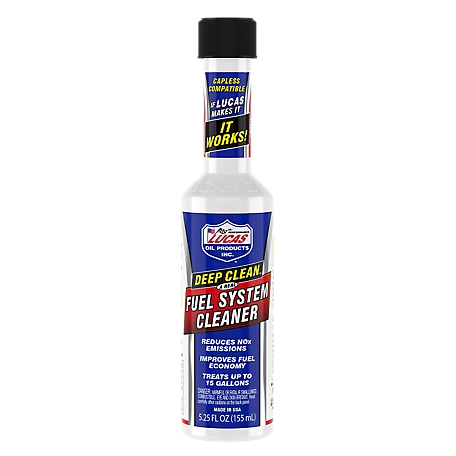 Lucas Oil Products Deep Clean Concentrate Fuel System Cleaner, 5.25 oz., 24x1