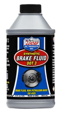 Lucas Oil Products 12 oz. DOT 3 Brake Fluid, 12x1