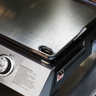 Image showing 8 th Royal Gourmet 3-Burner Propane Gas Portable Outdoor Table Top Griddle Grill with PVC Cover, 26,400 BTU