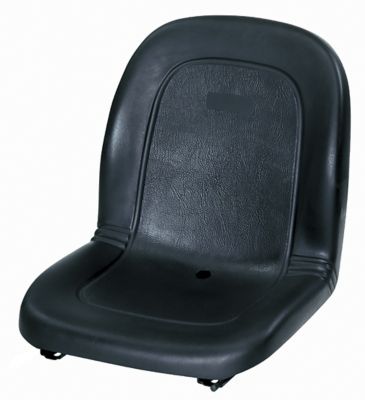 Black Talon Ultra High-Back Seat with Integral Poly Slides, Black, 120000BK