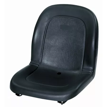 Black Talon Ultra High Back Seat with Integrated Poly Slides Black Mower Accessories