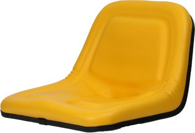 Black Talon Deluxe High-Back Steel Pan Seat, Yellow