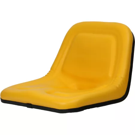 Black Talon Deluxe High Back Panoramic Steel Seat Yellow Mower Accessories