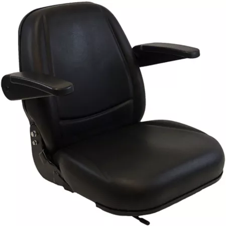 Black Talon High Back Seat Black Vinyl Mower Accessories