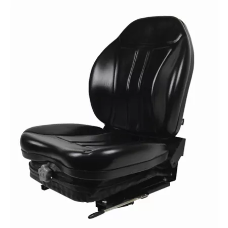 Black Talon High Back Seat with Integrated Suspension Black Vinyl Mower Accessories