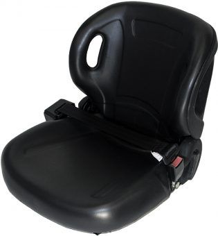 Image showing  High Pro-Industrial Seat, Black, Vinyl