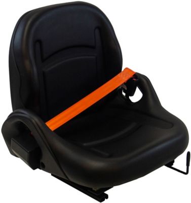 Black Talon 23 in. Universal Industrial Tractor Seat, Black