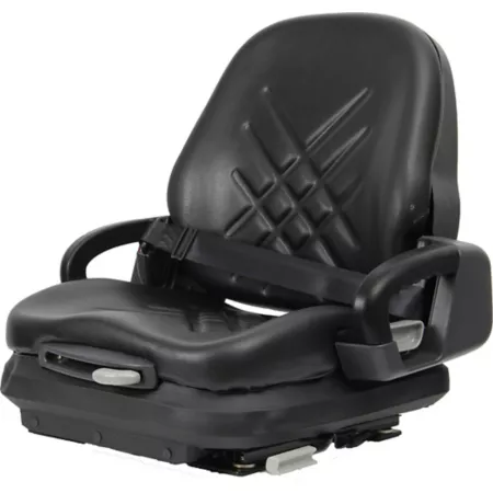 Black Talon Low Profile Suspension Seat Black Vinyl Mower Accessories