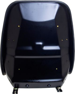 Image showing  Ultra High-Back Seat with Steel Pan Slides, Yellow, Vinyl