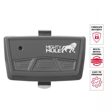 Mighty Mule 3-Button Entry/Exit Gate Opener Remote Control Gate Opener Accessories