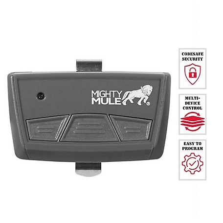 Mighty Mule 3-Button Entry/Exit Gate Opener Remote