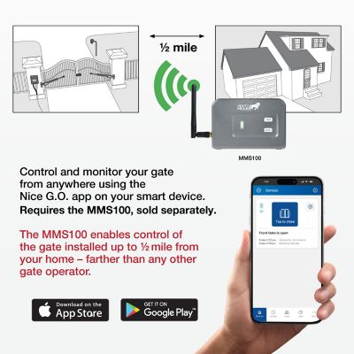 Image showing  Gate Opener Wireless Connectivity System, 10 Member Capacity, 1/2 Mile Range