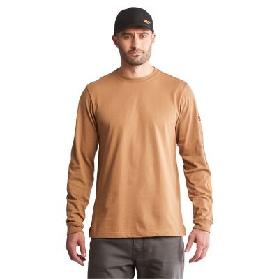 Timberland PRO Long-Sleeve Base Plate Blended T-Shirt with Logo