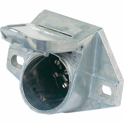Hopkins Towing Solutions 7-Pole Round Connector, Metal