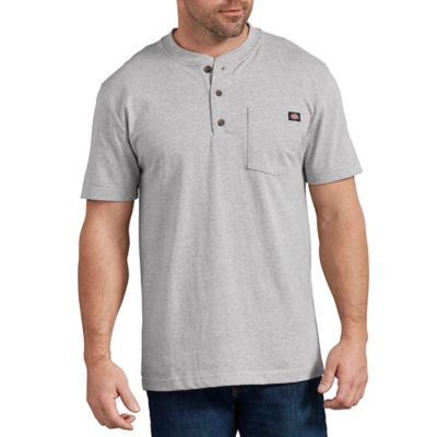 Image showing  Men's Heavyweight Short-Sleeve Henley T-Shirt
