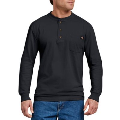 Dickies Long-Sleeve Heavyweight Henley T-Shirt