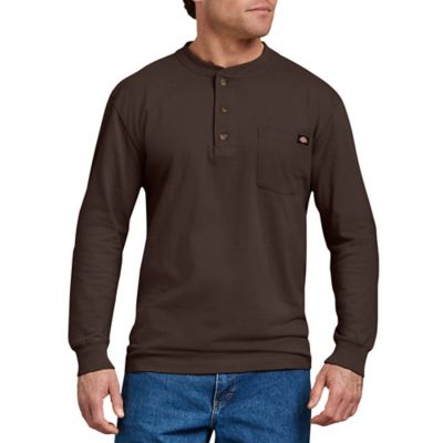 Dickies Long Sleeve Heavyweight Henley T Shirt at Tractor Supply Co