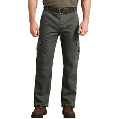 Dickies Men's Classic Fit Mid-Rise Duck Cargo Work Pants