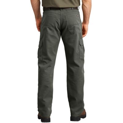 Image showing  Men's Classic Fit Mid-Rise Duck Cargo Work Pants