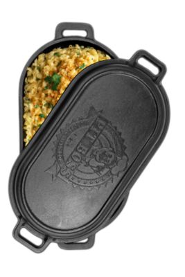 Image showing  6 qt. Cast Iron Roaster with Griddle Lid, 2 pc.