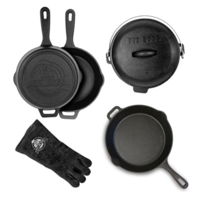 Pit Boss Cast-Iron Starter Kit, 6 pc.