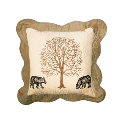Donna Sharp Bear Creek Bears Decorative Pillow