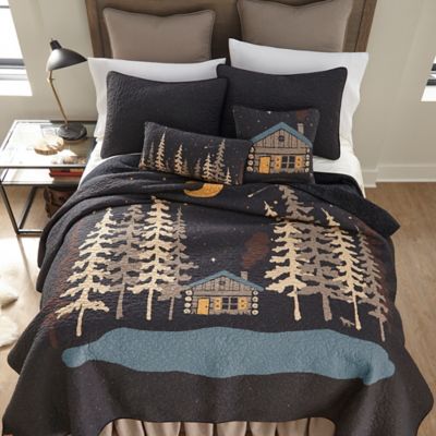 Donna Sharp Moonlit Cabin Quilt, King