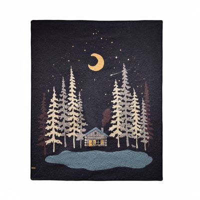 Donna Sharp Cotton Moonlit Cabin Quilted Throw Blanket, 50 in. x 60 in. Love this throw