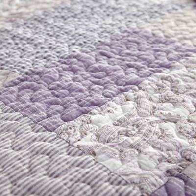 Image showing  Lavender Rose Quilt, Twin