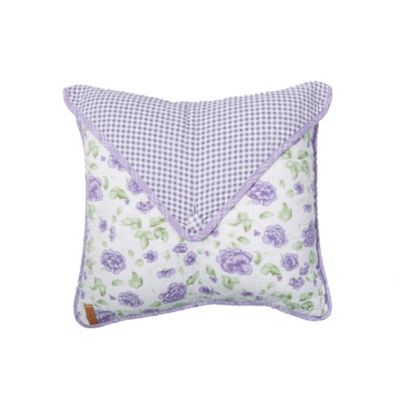 Donna Sharp Lavender Rose Envelope-Flap Decorative Pillow