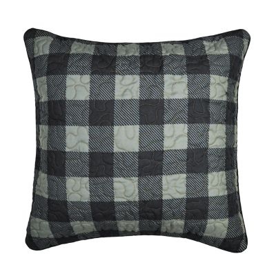 Donna Sharp Bear Walk Plaid Decorative Square Pillow