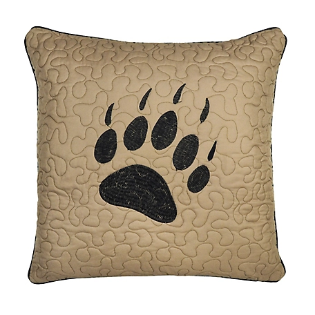 Donna Sharp Bear Walk Plaid Decorative Paw Pillow
