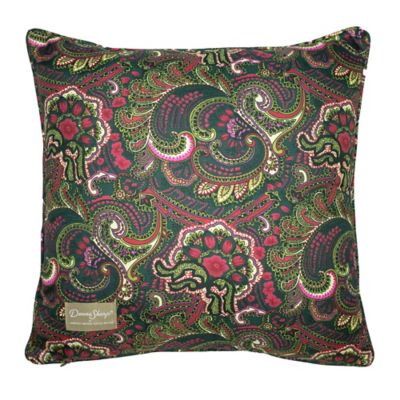 Image showing  Spice Postage Stamp Decor Square Pillow