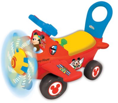 Image showing  Disney Mickey Mouse Clubhouse Plane Light and Sound Activity Indoor Ride-On Toy