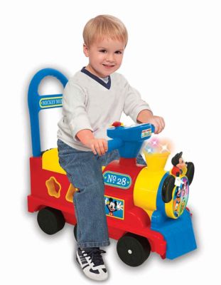 Image showing  Disney Mickey Mouse Clubhouse Play 'n Sort Activity Train Ride-On Toy, Lights, Sounds